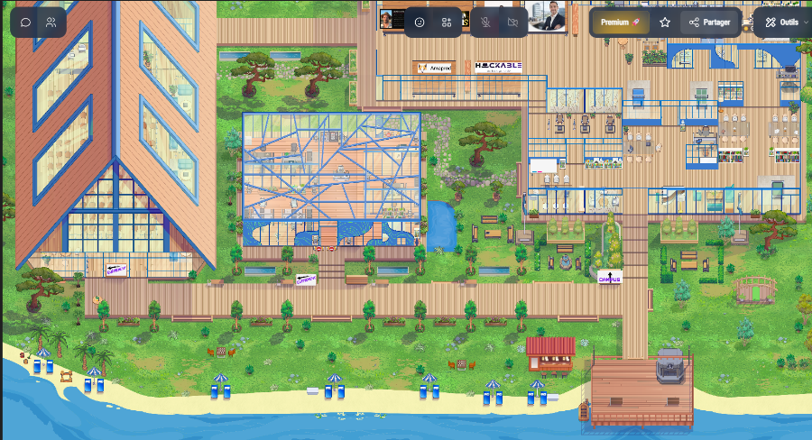 Campus pixel art Workestra